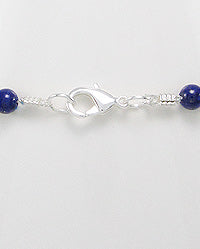 Blue Lapis Lazuli and Bead Necklace