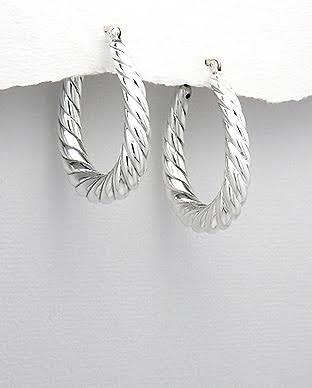 Sterling Silver Hoop Earrings